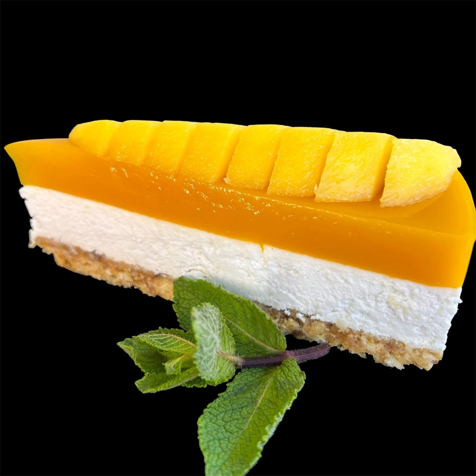 Veganski mango cheesecake