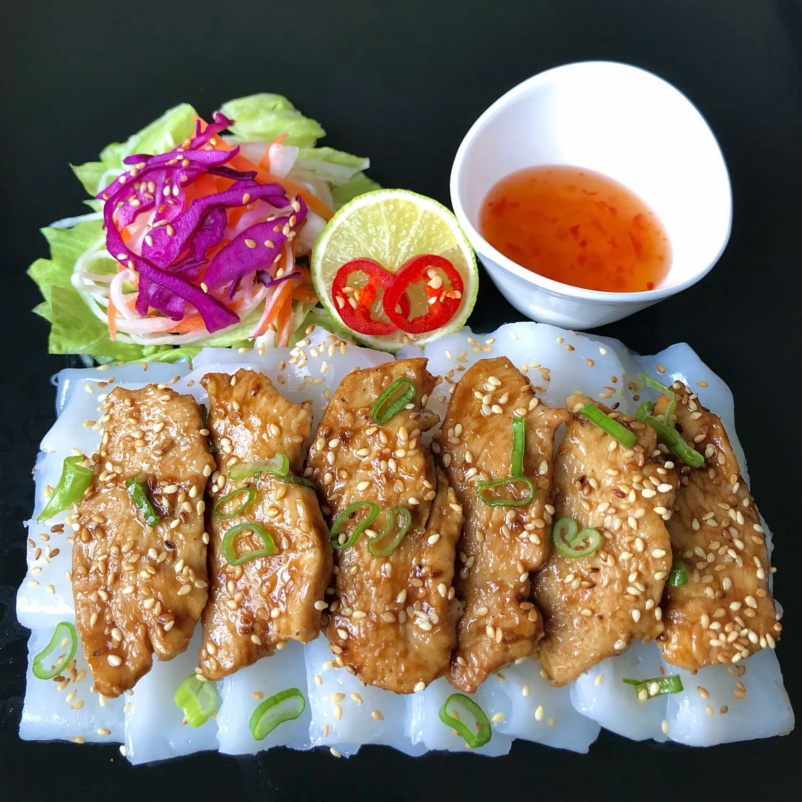 Riževe palačinke na sopari (Steamed Rice Pancakes)